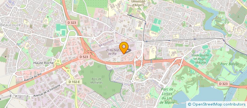 localisation de l'entreprise MAISON D'ASSISTANTE MATERNELLES L'ILE AUX PETITS à ANGERS