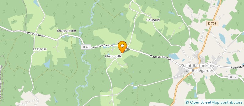 localisation de l'entreprise MAISON D'ASSISTANTES MATERNELLES 123 NOUS IRONS AU BOIS  SAINT-BARTHELEMY-DE-BELLEGARDE