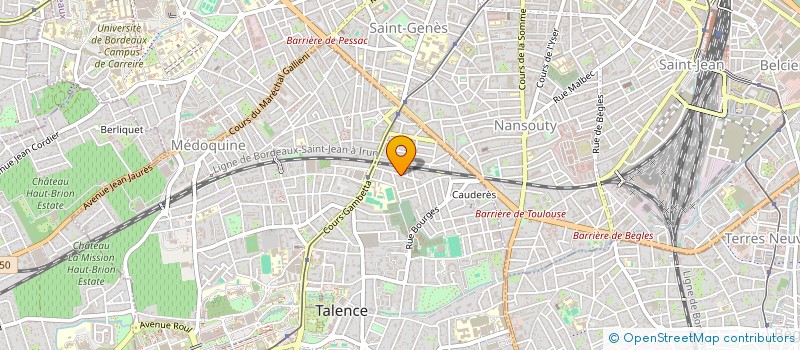 localisation de l'entreprise MAISON D'ASSISTANTES MATERNELLES ALHEDONIA  TALENCE