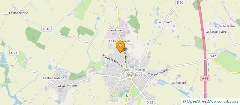 localisation de l'entreprise MAISON D'ASSISTANTES MATERNELLES AU PAYS DES CHOUPINOUS SAINT MARTIN DES NOYERS à SAINT-MARTIN-DES-NOYERS