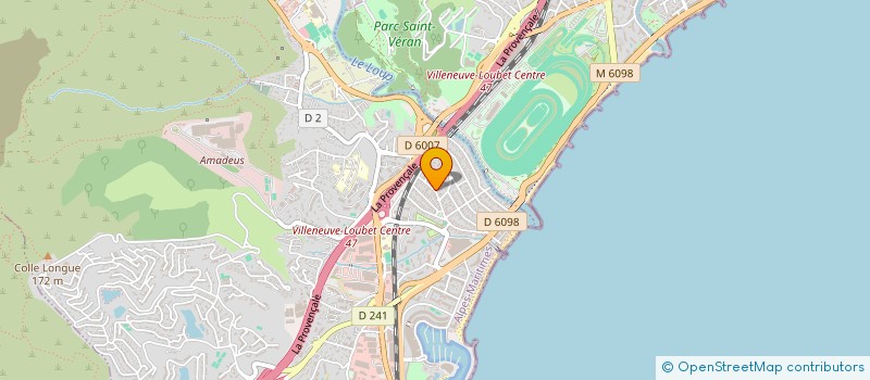 localisation de l'entreprise MAISON D'ASSISTANTES MATERNELLES BABY STEPS à VILLENEUVE-LOUBET