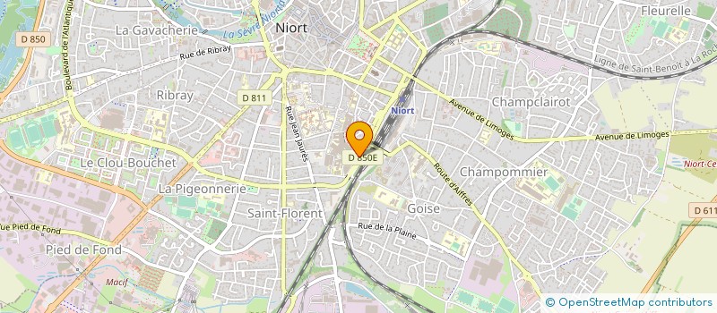 localisation de l'entreprise MAISON D'ASSISTANTES MATERNELLES BILLE DE CLOWN à NIORT