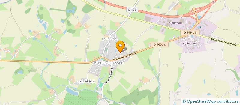 localisation de l'entreprise MAISON D'ASSISTANTES MATERNELLES DES MIN'HIBOUX à BRESSUIRE