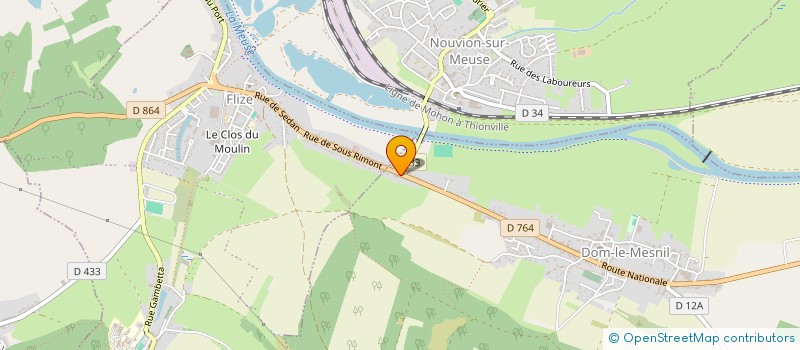 localisation de l'entreprise MAISON D'ASSISTANTES MATERNELLES DOM'POUCES  DOM-LE-MESNIL