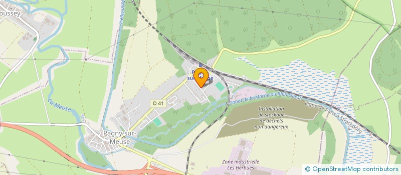 localisation de l'entreprise MAISON D'ASSISTANTES MATERNELLES GRAINES D'EXPLORATEURS à PAGNY-SUR-MEUSE