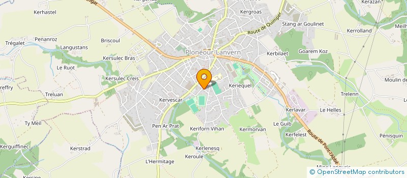 localisation de l'entreprise MAISON D' ASSISTANTES MATERNELLES HAKUNA MESTATAS à PLONEOUR-LANVERN