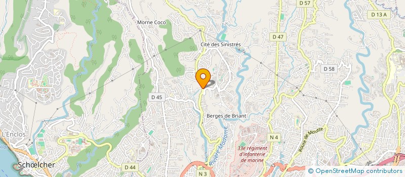 localisation de l'entreprise MAISON D'ASSISTANTES MATERNELLES 'KAY TI MOUN BALATA'  FORT-DE-FRANCE