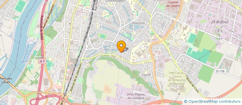 localisation de l'entreprise MAISON D'ASSISTANTES MATERNELLES L'ETOILE - MAME à VALENCE