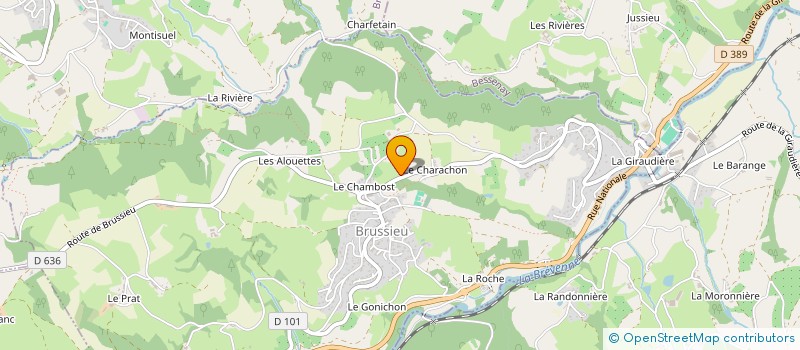 localisation de l'entreprise MAISON D'ASSISTANTES MATERNELLES (LA MAM DES DAMES)  BRUSSIEU