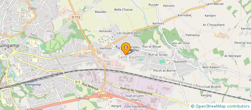 localisation de l'entreprise MAISON D'ASSISTANTES MATERNELLES LA PETITE SOURCE  SAINT-AGATHON