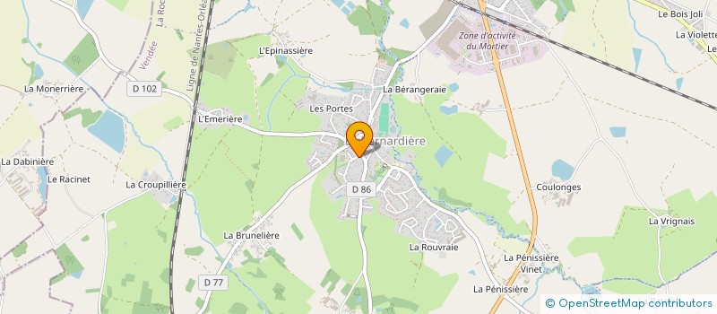 localisation de l'entreprise MAISON D'ASSISTANTES MATERNELLES LA RONDE DES DOUDOUS à LA BERNARDIERE
