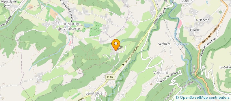 localisation de l'entreprise MAISON D'ASSISTANTES MATERNELLES LA TRIBU DES DOUDOUS  SAINT-ALBIN-DE-VAULSERRE