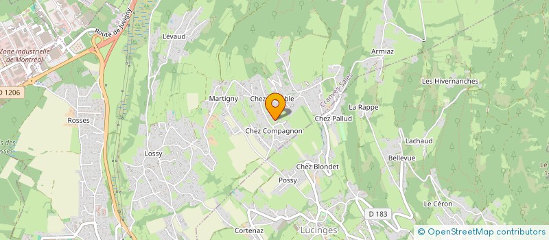 localisation de l'entreprise MAISON D'ASSISTANTES MATERNELLES LE MONDE DES MARMOTTES à CRANVES-SALES