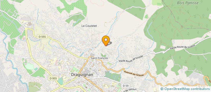 localisation de l'entreprise MAISON D'ASSISTANTES MATERNELLES LES ABEILLES à DRAGUIGNAN