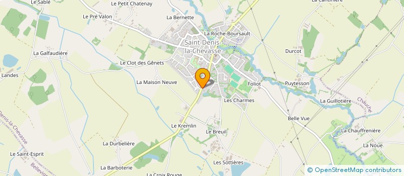 localisation de l'entreprise MAISON D'ASSISTANTES MATERNELLES LES BARBA BEBES à SAINT-DENIS-LA-CHEVASSE