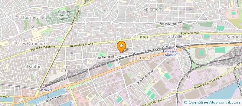 localisation de l'entreprise MAISON D'ASSISTANTES MATERNELLES LES CHOU'BIDOUS à LE HAVRE