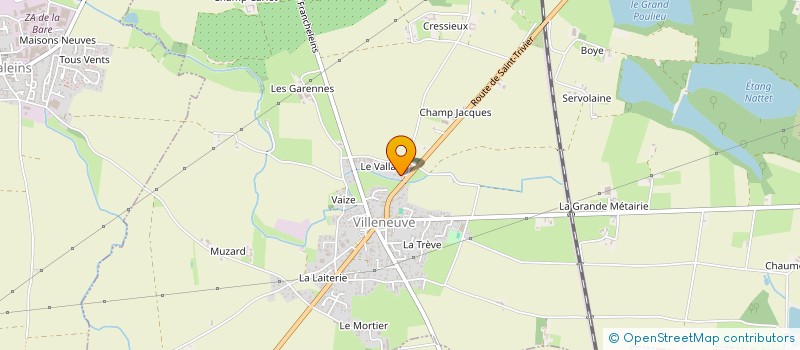 localisation de l'entreprise MAISON D'ASSISTANTES MATERNELLES LES CHRYSALIDES à VILLENEUVE