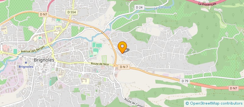 localisation de l'entreprise MAISON D'ASSISTANTES MATERNELLES LES ETOILES DU PIN à BRIGNOLES