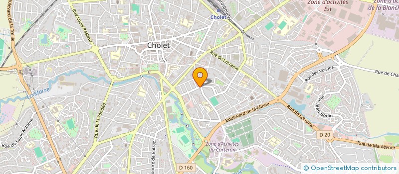 localisation de l'entreprise MAISON D'ASSISTANTES MATERNELLES LES MIMIDOUX à CHOLET