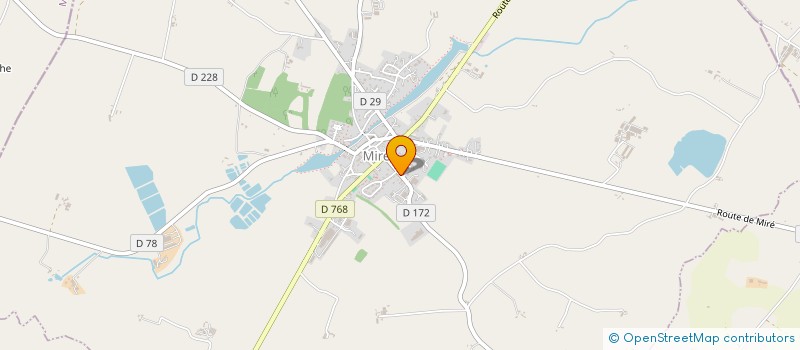 localisation de l'entreprise MAISON D'ASSISTANTES MATERNELLES LES P'TITES GRENOUILLES  MIRE