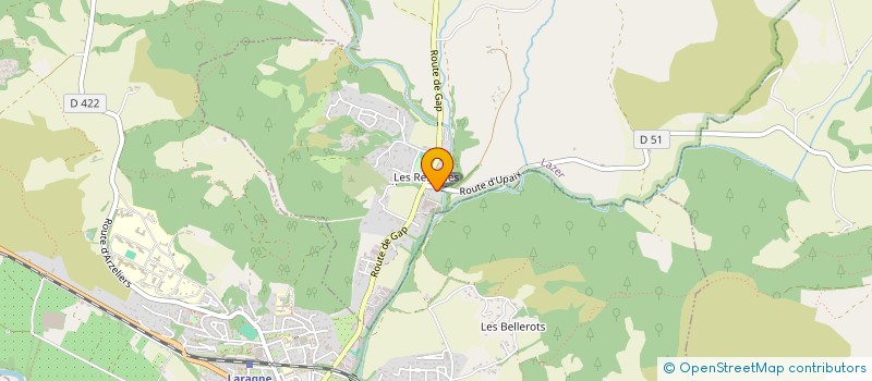 localisation de l'entreprise MAISON D'ASSISTANTES MATERNELLES LES PETITS BOUCHONS  LAZER