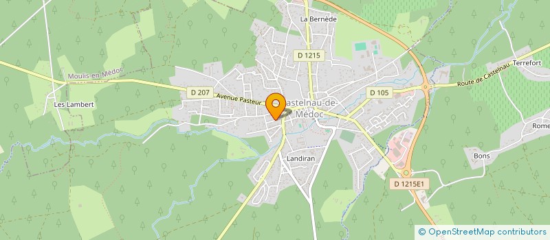 localisation de l'entreprise MAISON D'ASSISTANTES MATERNELLES LES PTI' PAS à CASTELNAU-DE-MEDOC