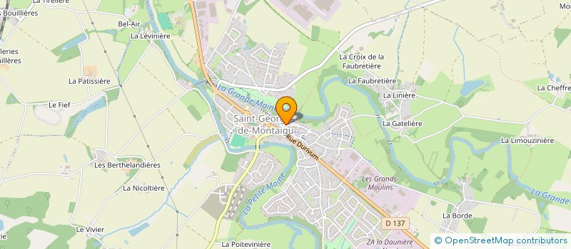 localisation de l'entreprise MAISON D'ASSISTANTES MATERNELLES M'AMUSE ET M'EVEIL à MONTAIGU-VENDEE