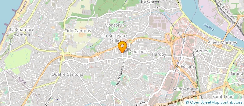 localisation de l'entreprise MAISON D'ASSISTANTES MATERNELLES NID'ENFANTS à ANGLET