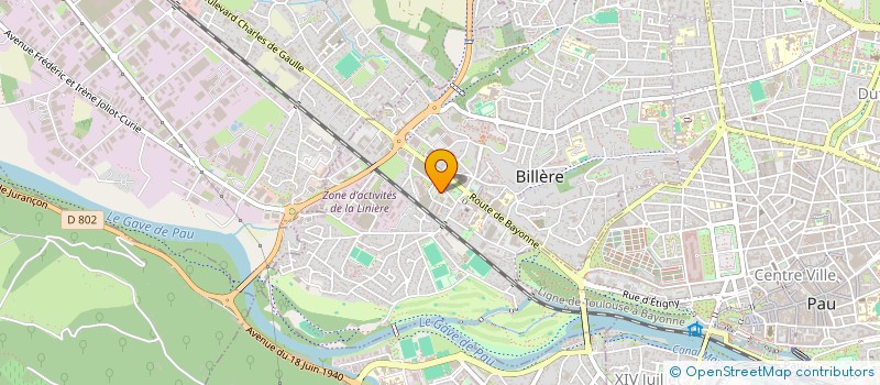 localisation de l'entreprise MAISON D'ASSISTANTES MATERNELLES POMMES D'API  BILLERE