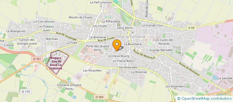 localisation de l'entreprise MAISON D'ASSISTANTES MATERNELLES TROGLODOUDOU à DOUE-EN-ANJOU