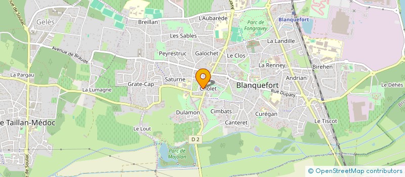 localisation de l'entreprise MAISON D'ASSISTANTS MATERNELS AUX 100 KALINS à BLANQUEFORT