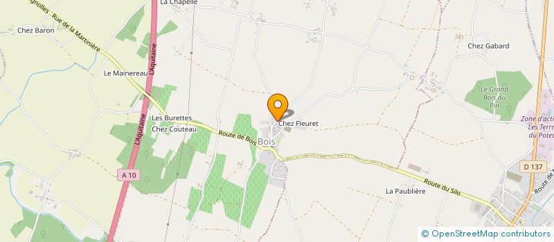 localisation de l'entreprise MAISON D'ASSISTANTS MATERNELS LES P'TITS LUTINS  BOIS