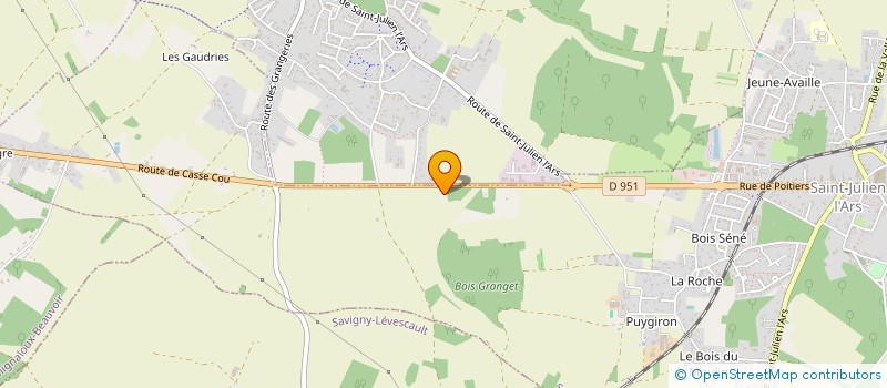 localisation de l'entreprise MAISON D'AURE  JARDRES