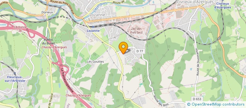 localisation de l'entreprise MAISON D'AVRIL à LOZANNE