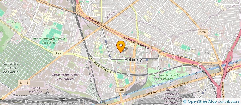 localisation de l'entreprise MAISON D'EDITION SINO-TANG  BOBIGNY