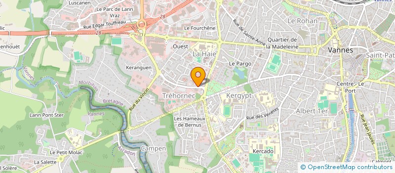 localisation de l'entreprise MAISON D ELEVAGE DU MORBIHAN à VANNES