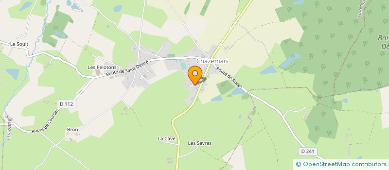 localisation de l'entreprise MAISON D'ENFANTS A CARACTERE SOCIAL LE TREFLE à CHAZEMAIS