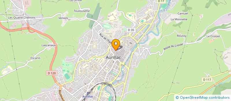 localisation de l'entreprise MAISON D'ENFANTS CHANTECLAIR à AURILLAC