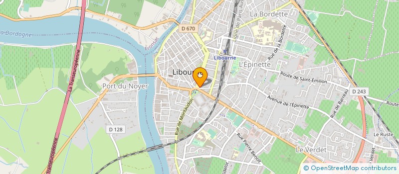 localisation de l'entreprise MAISON D ENFANTS FRANCOIS CONSTANT à LIBOURNE