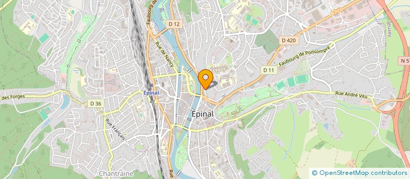 localisation de l'entreprise MAISON D'ENFANTS LA PASSERELLE à EPINAL