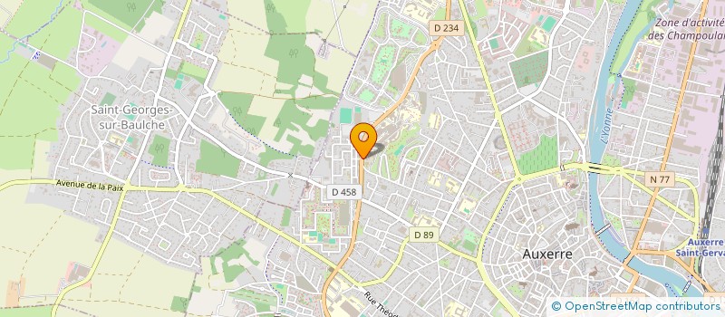 localisation de l'entreprise MAISON D'ENFANTS SAINT-HENRI  AUXERRE