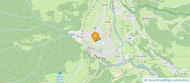 localisation de l'entreprise MAISON D'ETRES  LARUNS