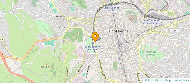 localisation de l'entreprise MAISON D INFORMATION SUR LA FORMATION ET L EMPLOI LOIRE SUD à SAINT-ETIENNE