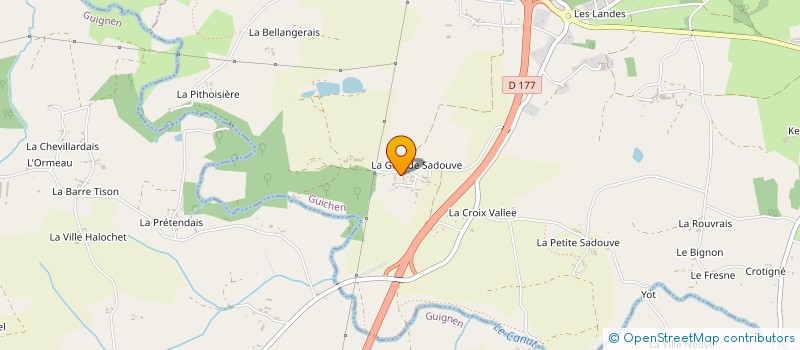 localisation de l'entreprise MAISON D'LA MER  GUICHEN