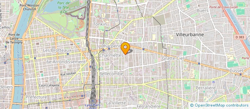 localisation de l'entreprise MAISON D'ORIENT  VILLEURBANNE