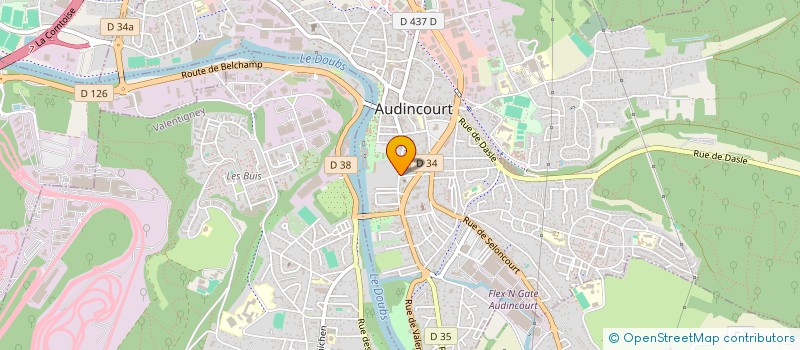 localisation de l'entreprise MAISON D'ORIENT à AUDINCOURT