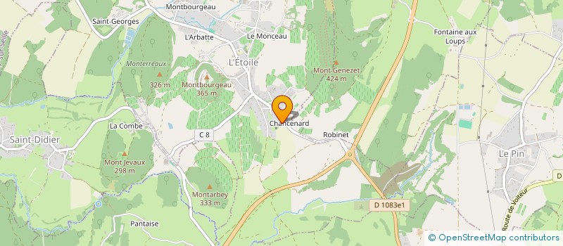 localisation de l'entreprise MAISON DAGOD  L'ETOILE