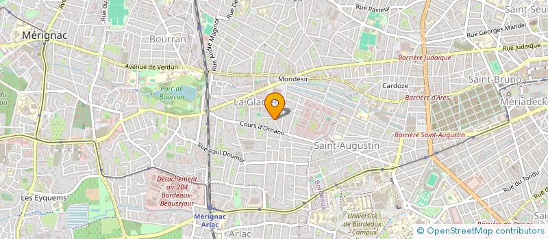 localisation de l'entreprise MAISON DAR  MERIGNAC