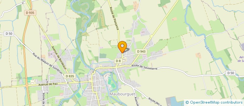 localisation de l'entreprise MAISON DAUBA à MAUBOURGUET