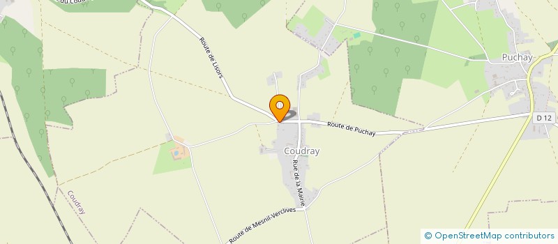 localisation de l'entreprise MAISON DAUPLET  COUDRAY